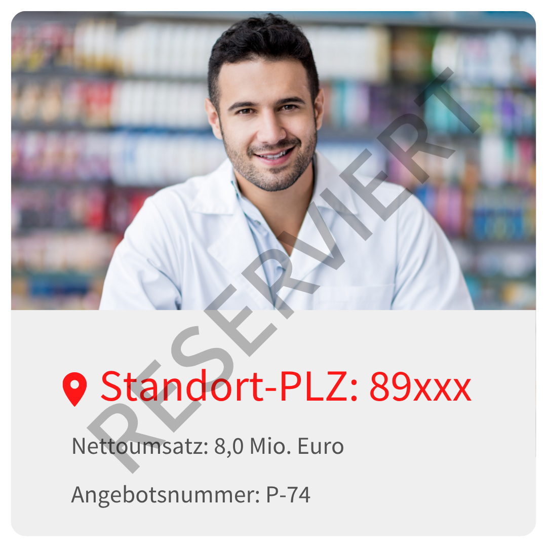 Apotheke kaufen Raum Ulm